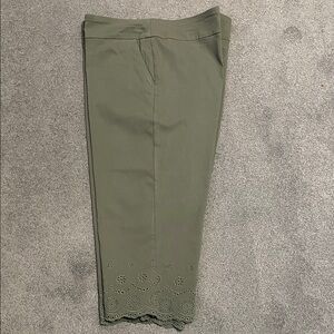 Allison Daley Olive Green Capris